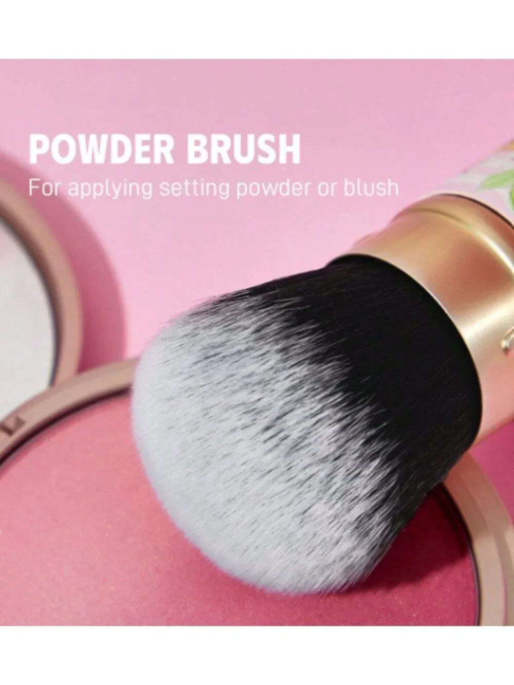 Strawberry Shortcake Retractable Powder Brush Cute Strawberry Cartoon Makeup