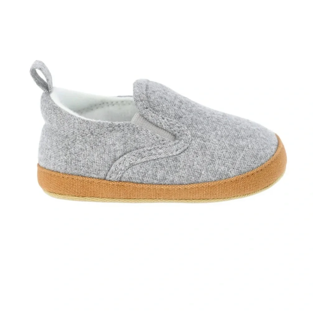 Carters Child Of Mine Gray Baby Boy Slip On Shoe