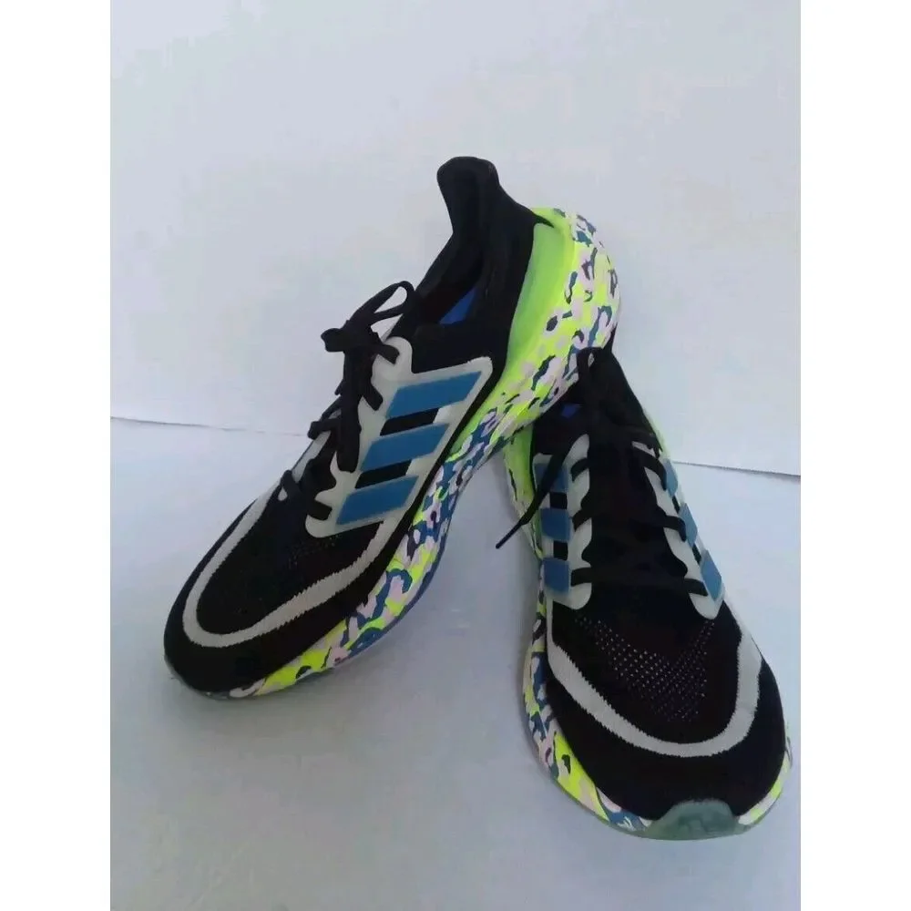 Size 13- Adidas UltraBoost Light‎ Neon Leopard Men's Sneakers