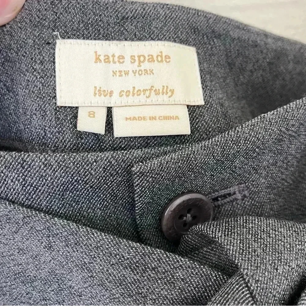Kate Spade Cropped Wool Trousers