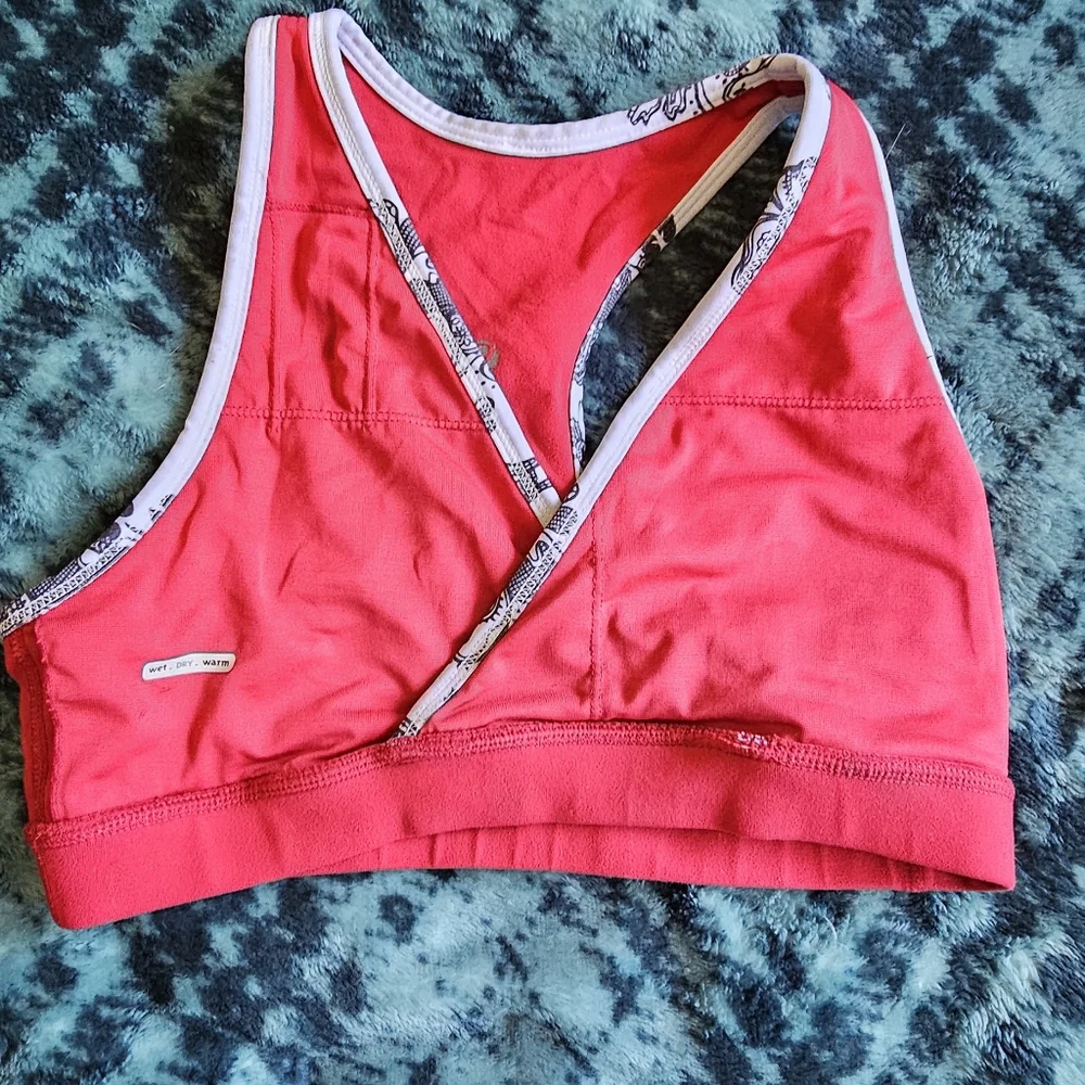 Lululemon red bra‎ top size S