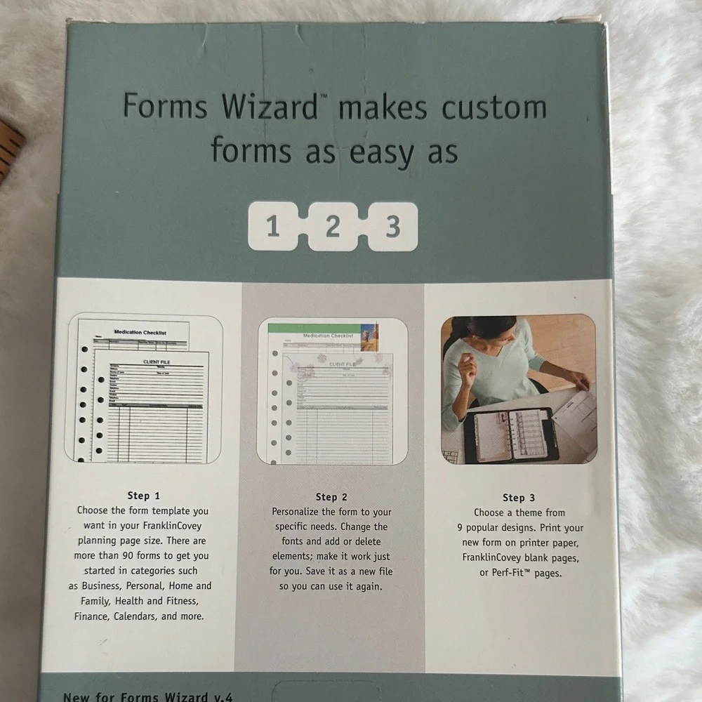 Franklin Covey forms create franklin