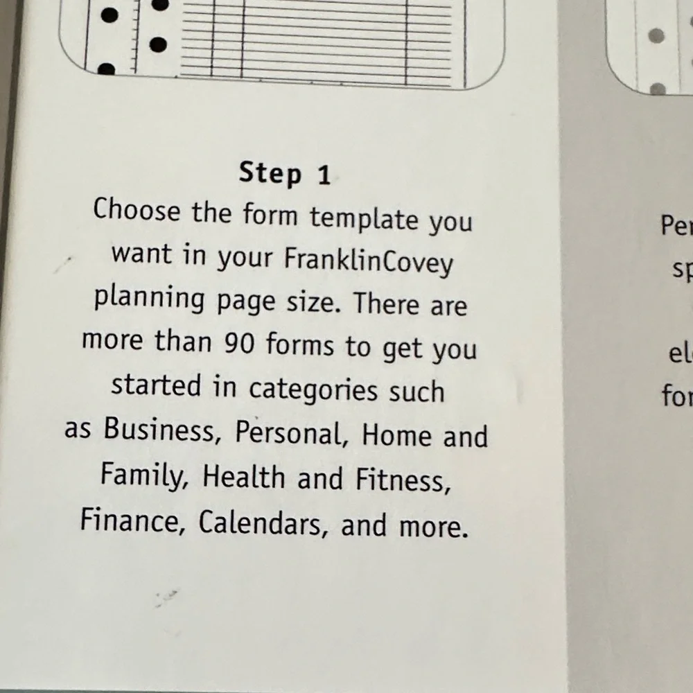 Franklin Covey bundle streamline covey