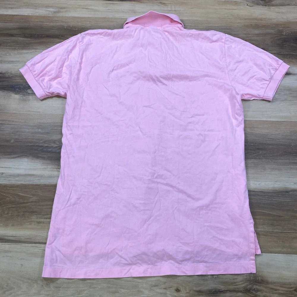 Polo Ralph Lauren Polo Shirt Mens M Classic Cotton Pique Pink Heritage Casual