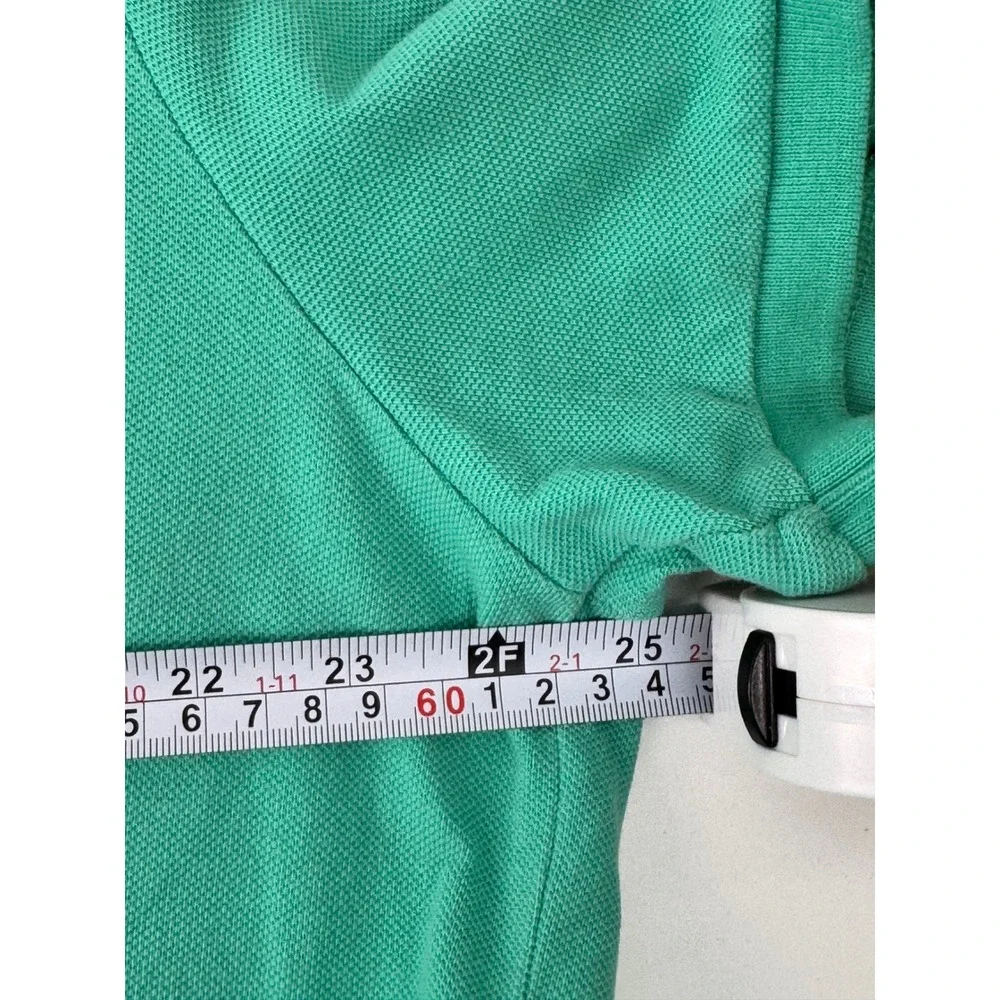 Polo Ralph Lauren Polo Shirt Mens XXL Green Mesh Pony Classic‎ Golf Preppy