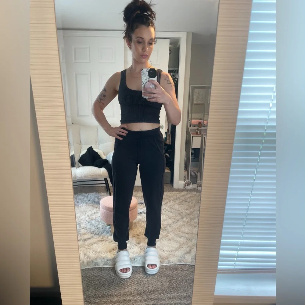 lululemon athletica Black Track Joggers
