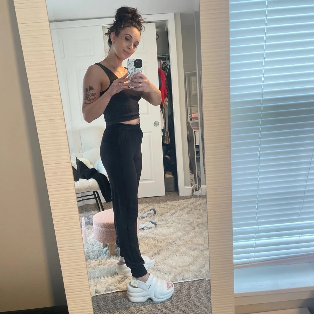 lululemon athletica Black Track Joggers