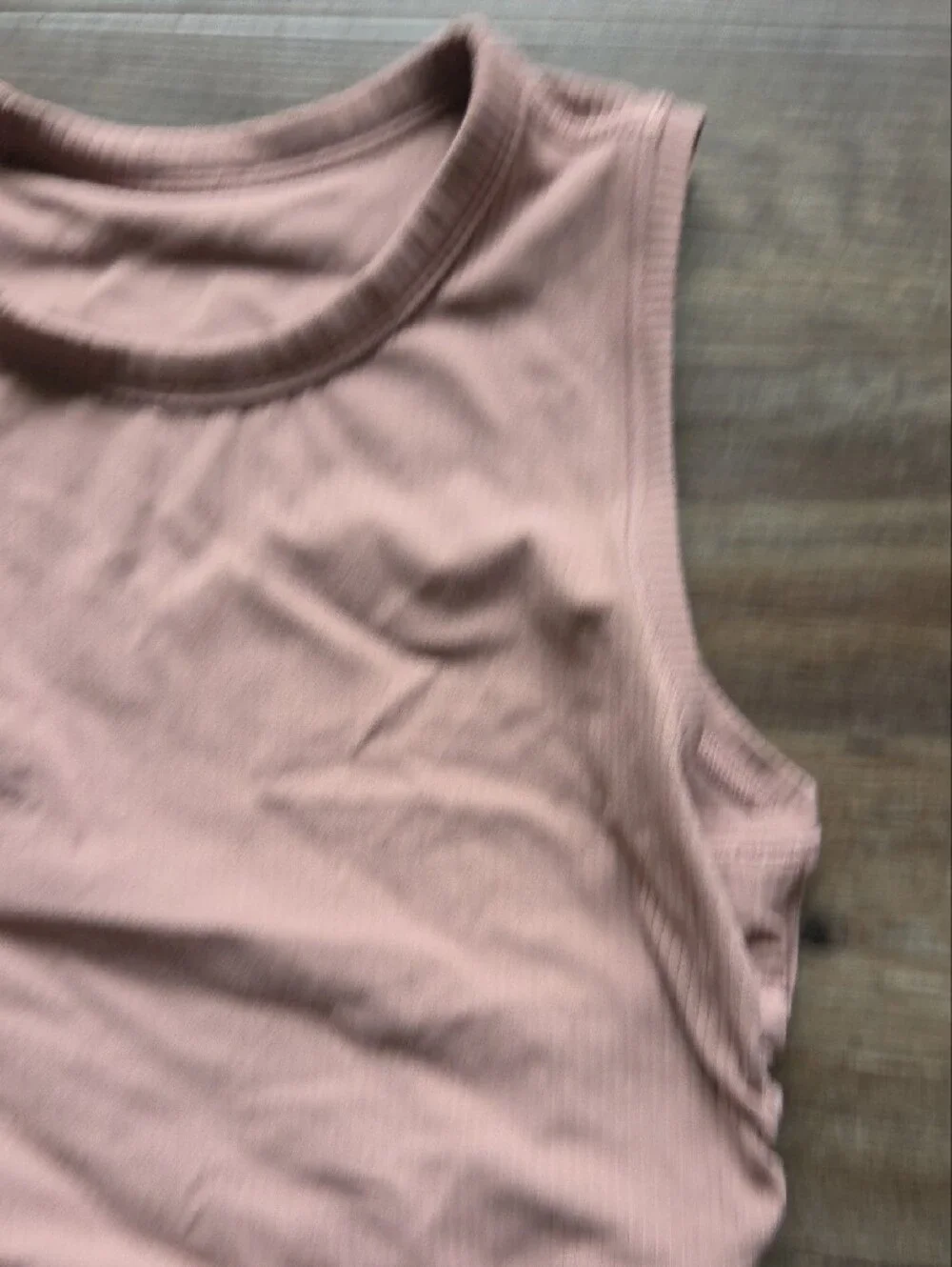 Lululemon Dusty Rose Ribbed Rouched Side Tank Top Size 6