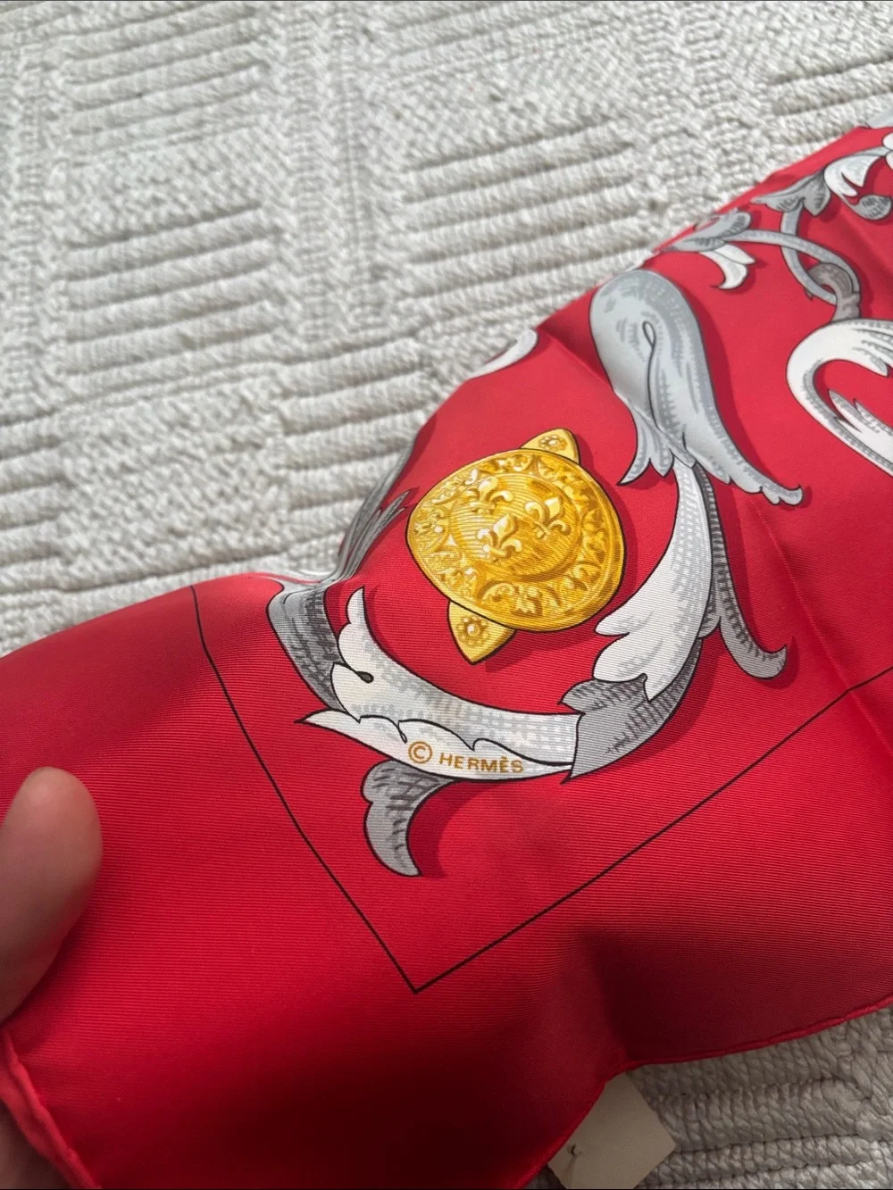 Hermes luxurious silk