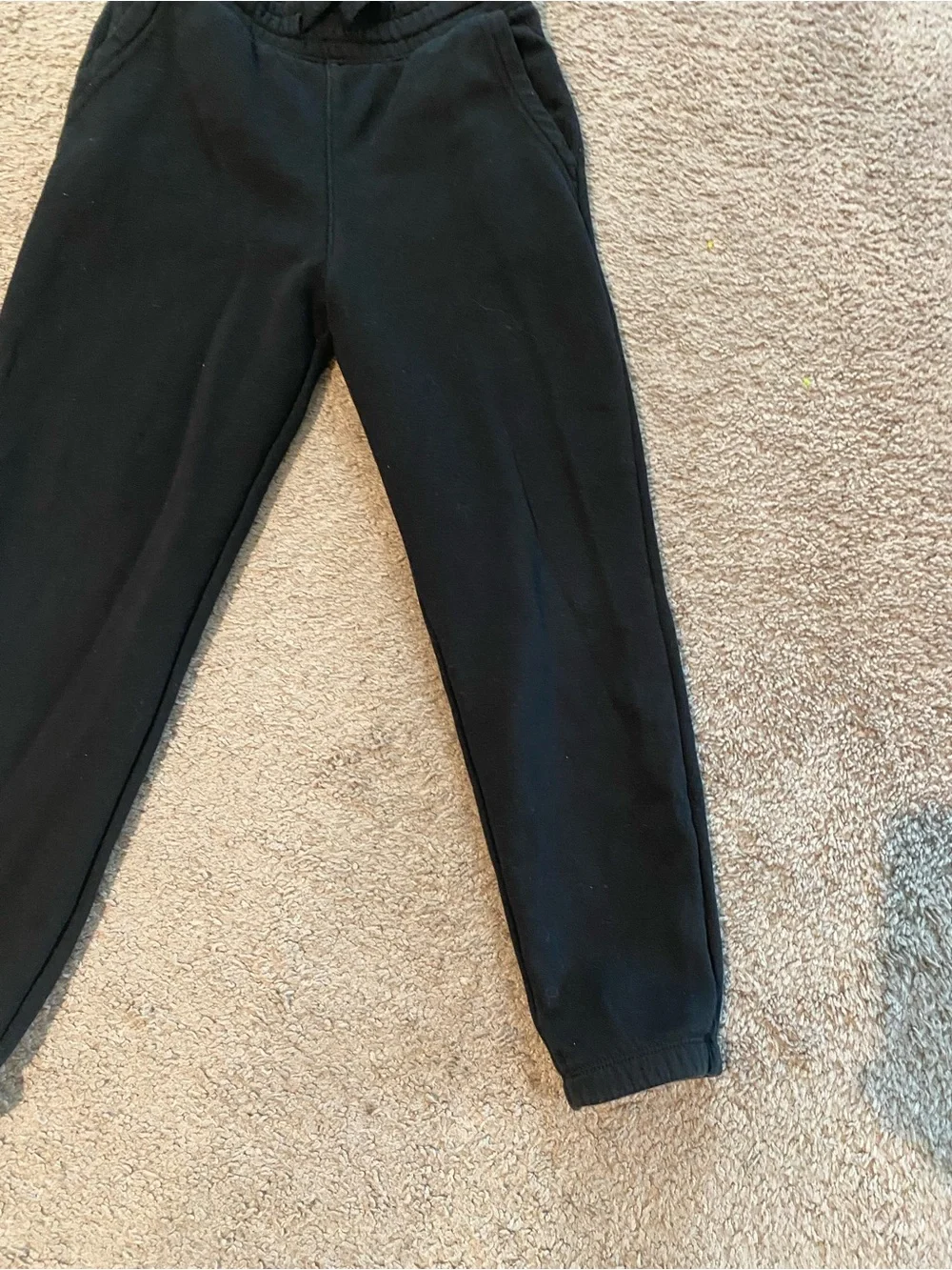 Old Navy Kids Black Jogger Sweatpants with Drawstring