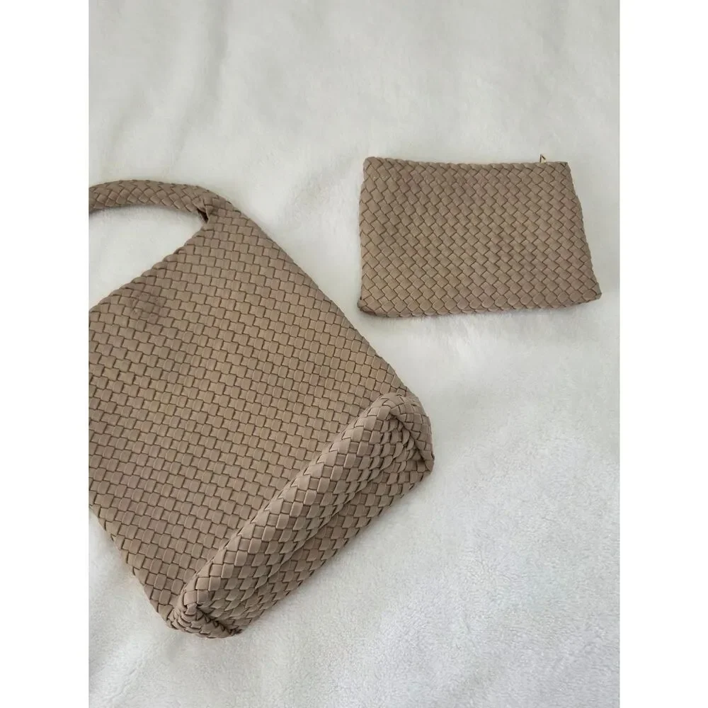 No brand complements woven pouch