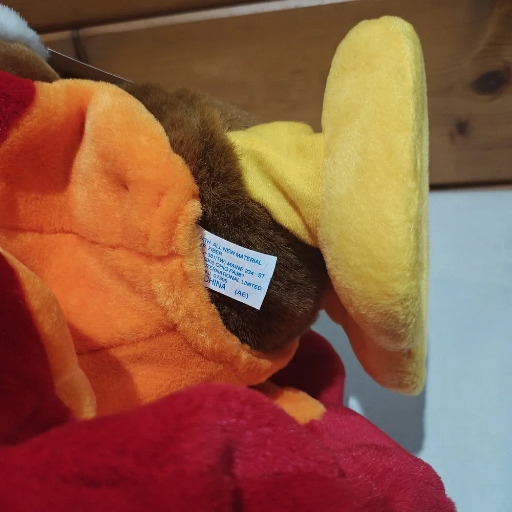 Turkey In The Straw Animatronic Hop And Bop Sings Gobbles Plush Thanksgiving E52