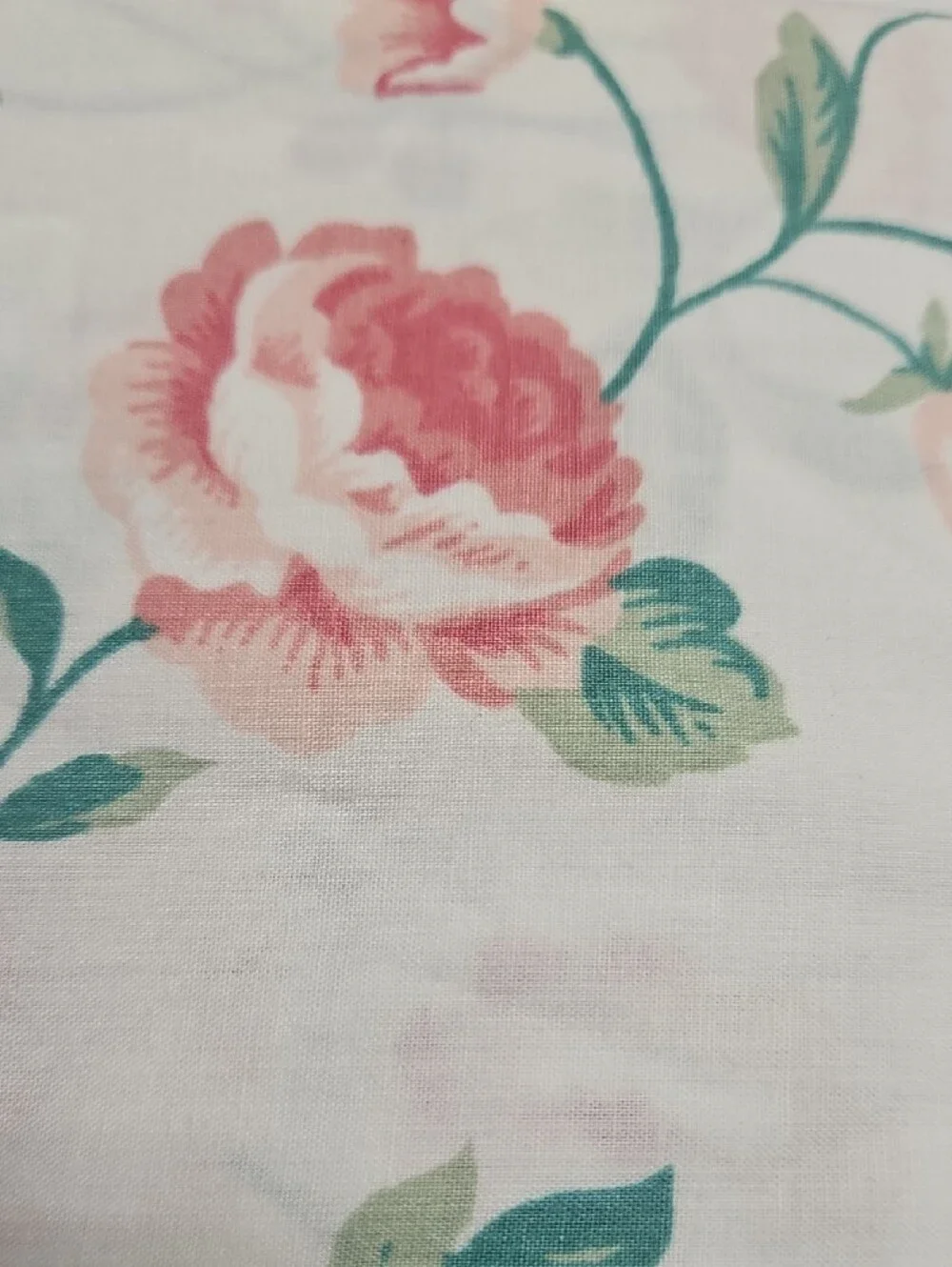 Floral Cotton Sheet Full Flat Sheet