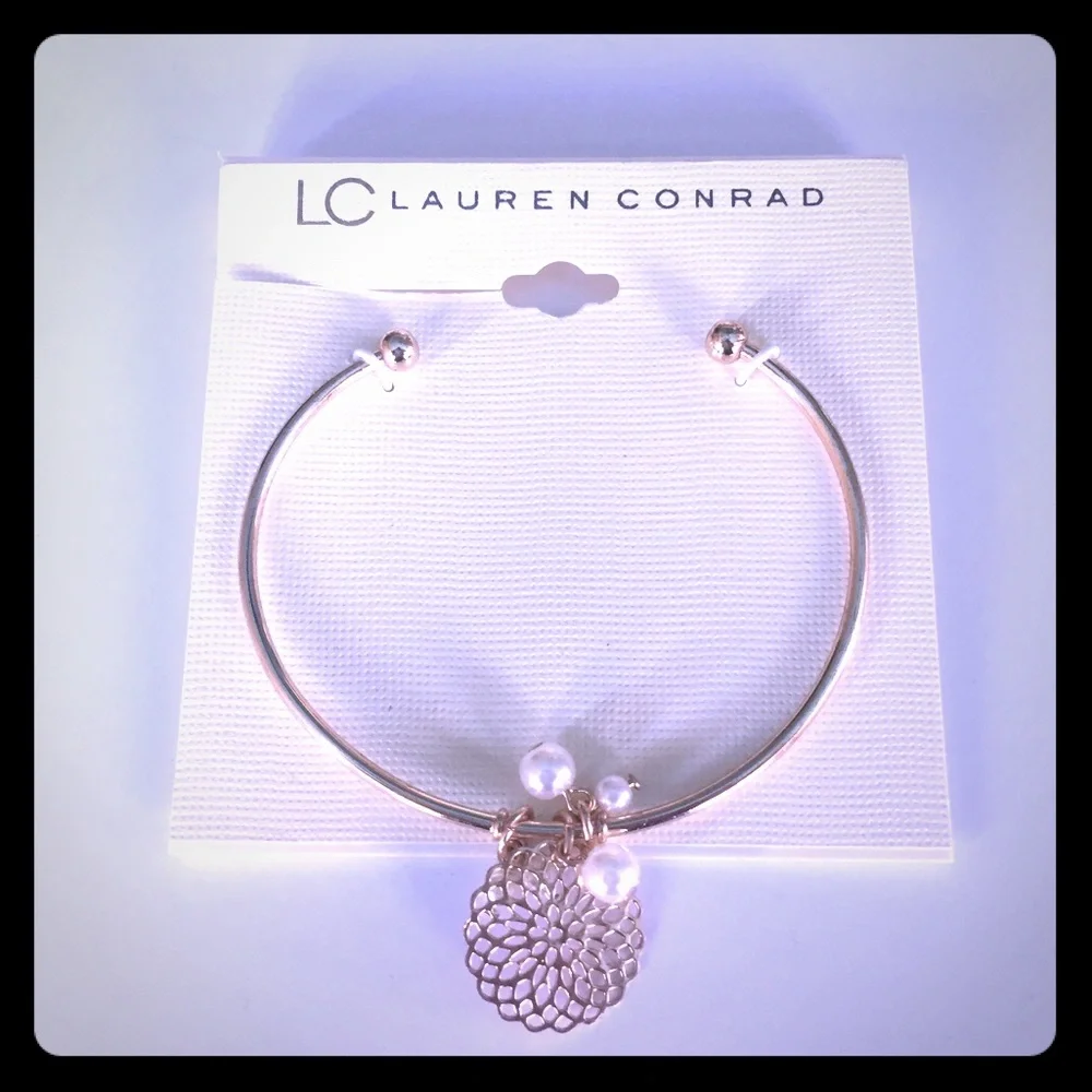 Lauren Conrad Goldtone Open Cuff Bracelet