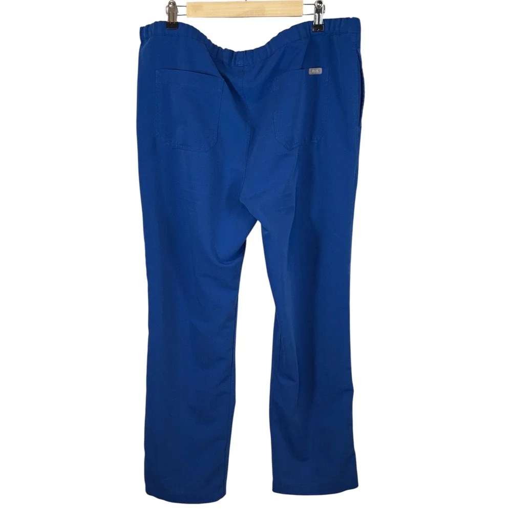 FIGS Mens Royal Blue‎ Technical Collection Scrub Pants FM4500 Size L Drawstring