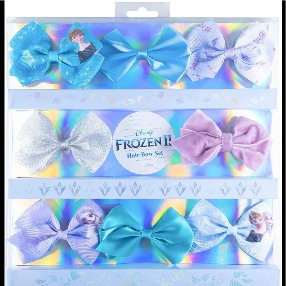 Disney Frozen Girls Hair Bow Box Set