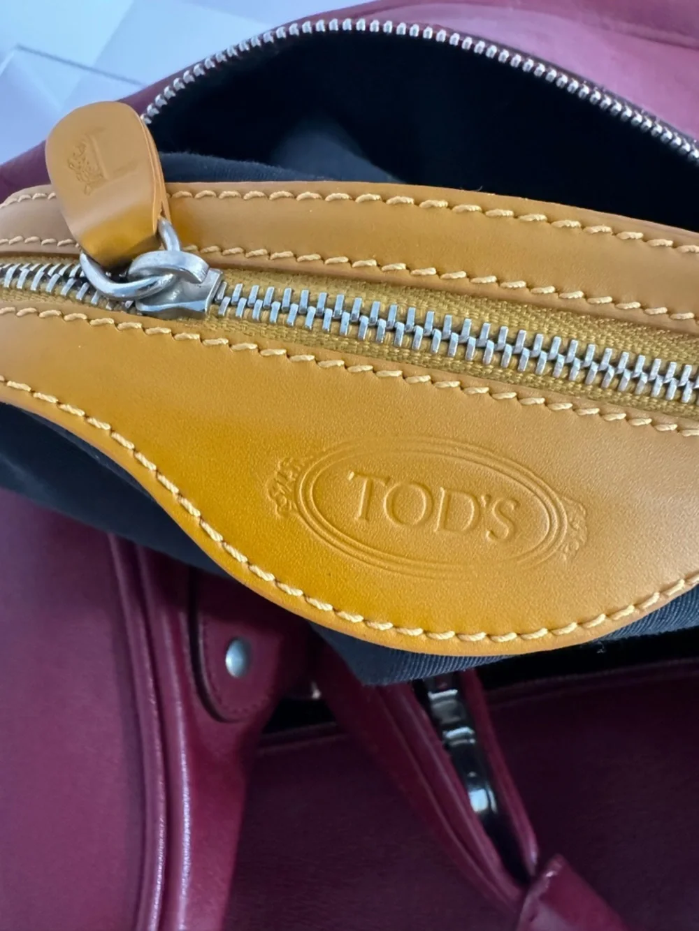 Tods tod burgandy