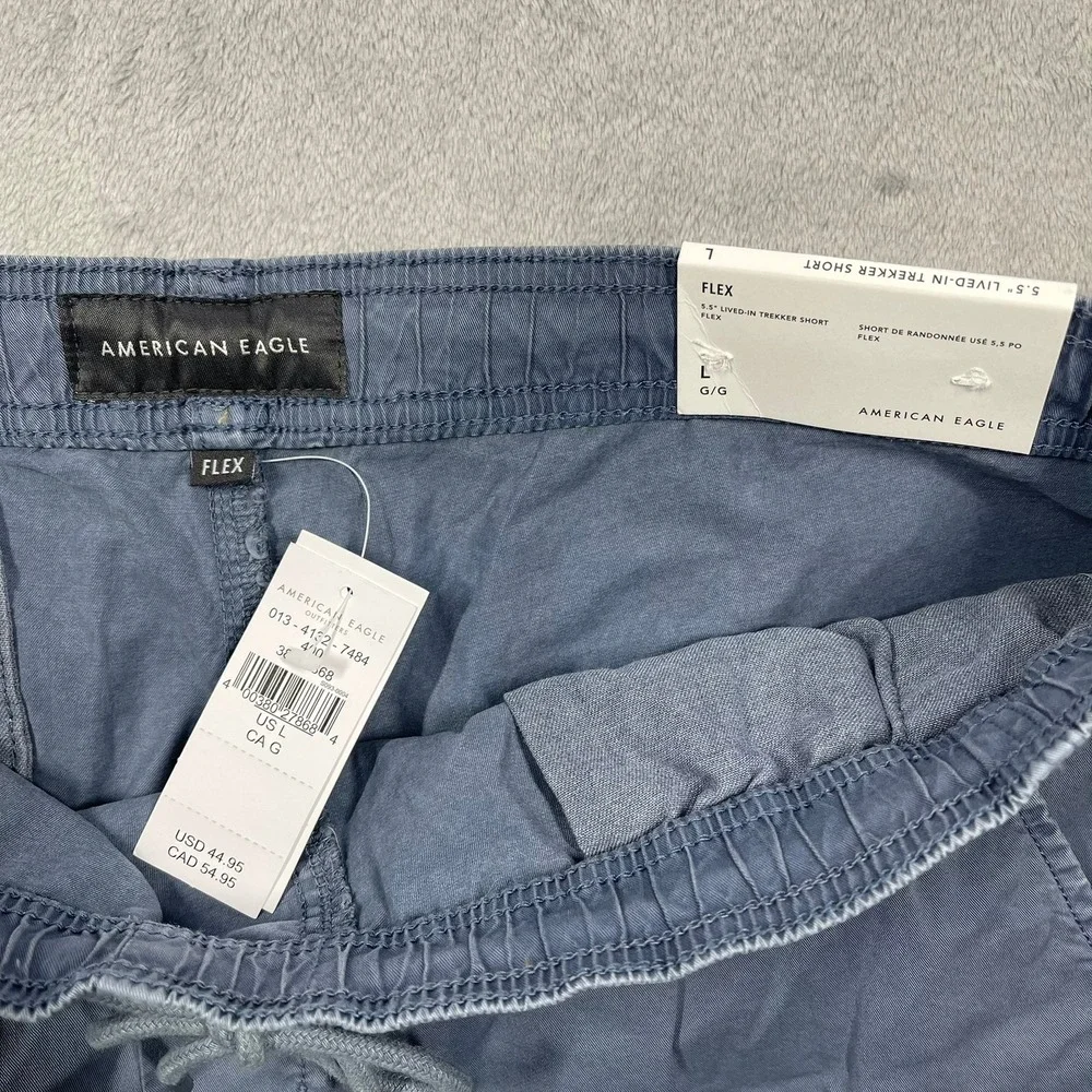 American Eagle Trekker Shorts Mens Large Blue 5.5