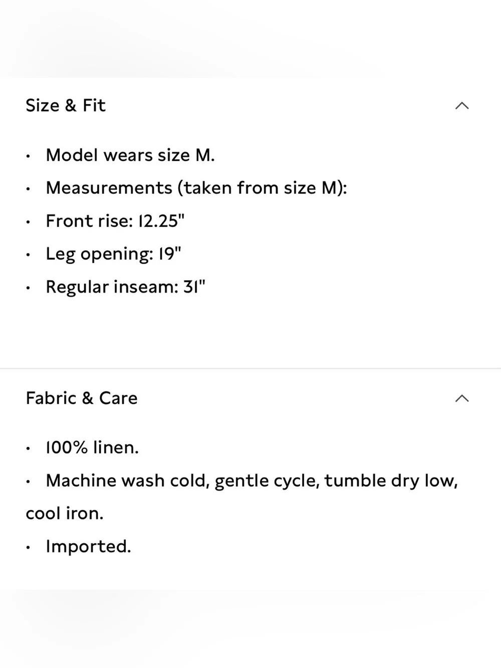 Banana Republic quality linen