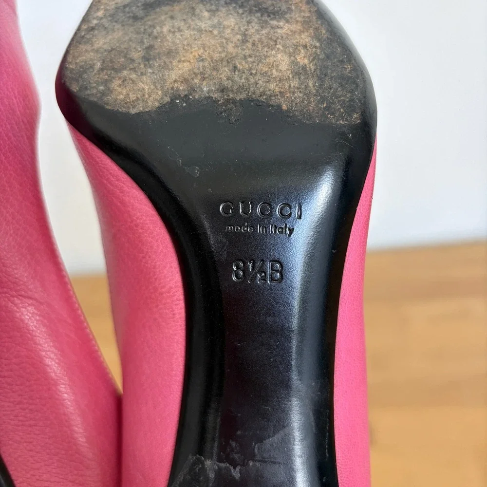 Gucci pump creasing