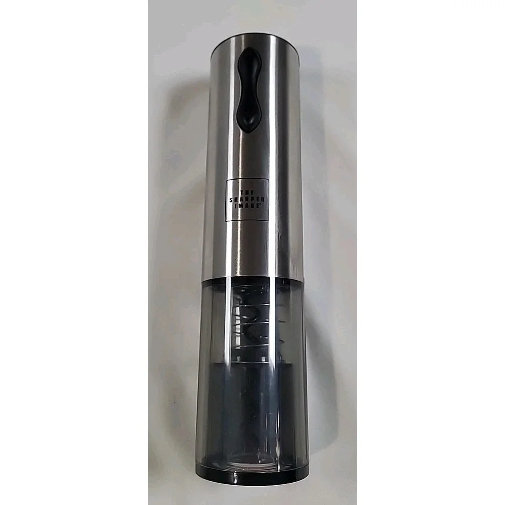 The Sharper Image Rechargeable Electric Wine Bottle Opener Model WSI-OP200