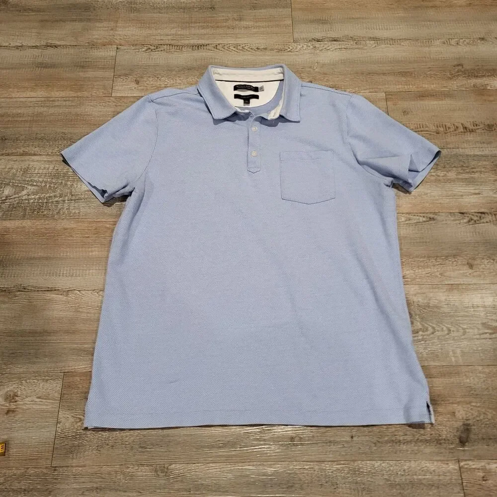 Banana Republic Performance Pique Standard Fit Short Sleeve Polo Shirt Mens XL