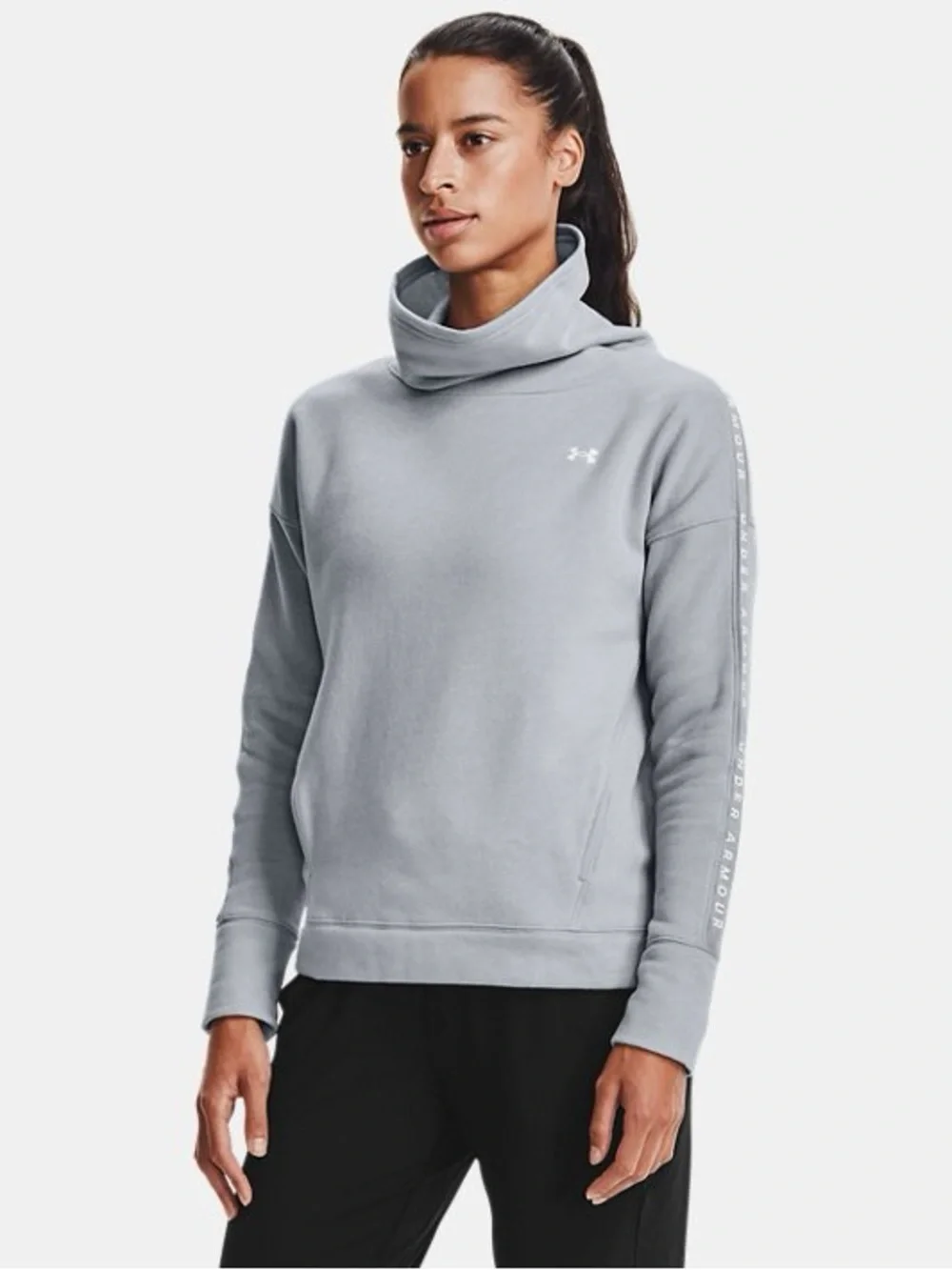 Under Armour Light Blue Cozy Fleece Pullover