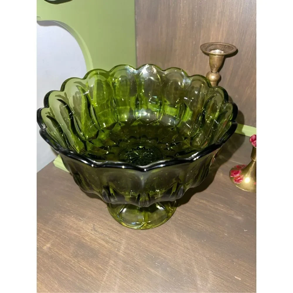 Vintage Anchor Hocking Fairfield Compote