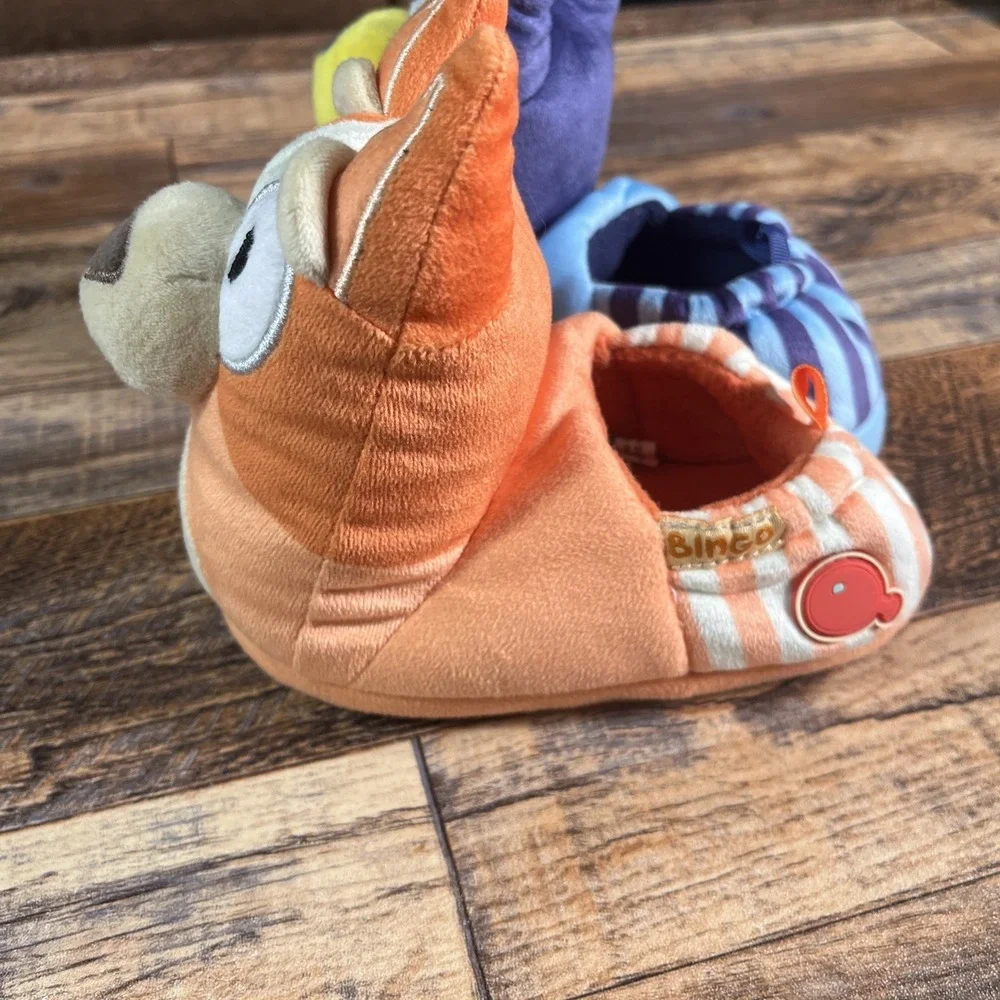 Bluey Bingo Slippers Toddler Size 7-8 Puppy Dog Cartoon Disney