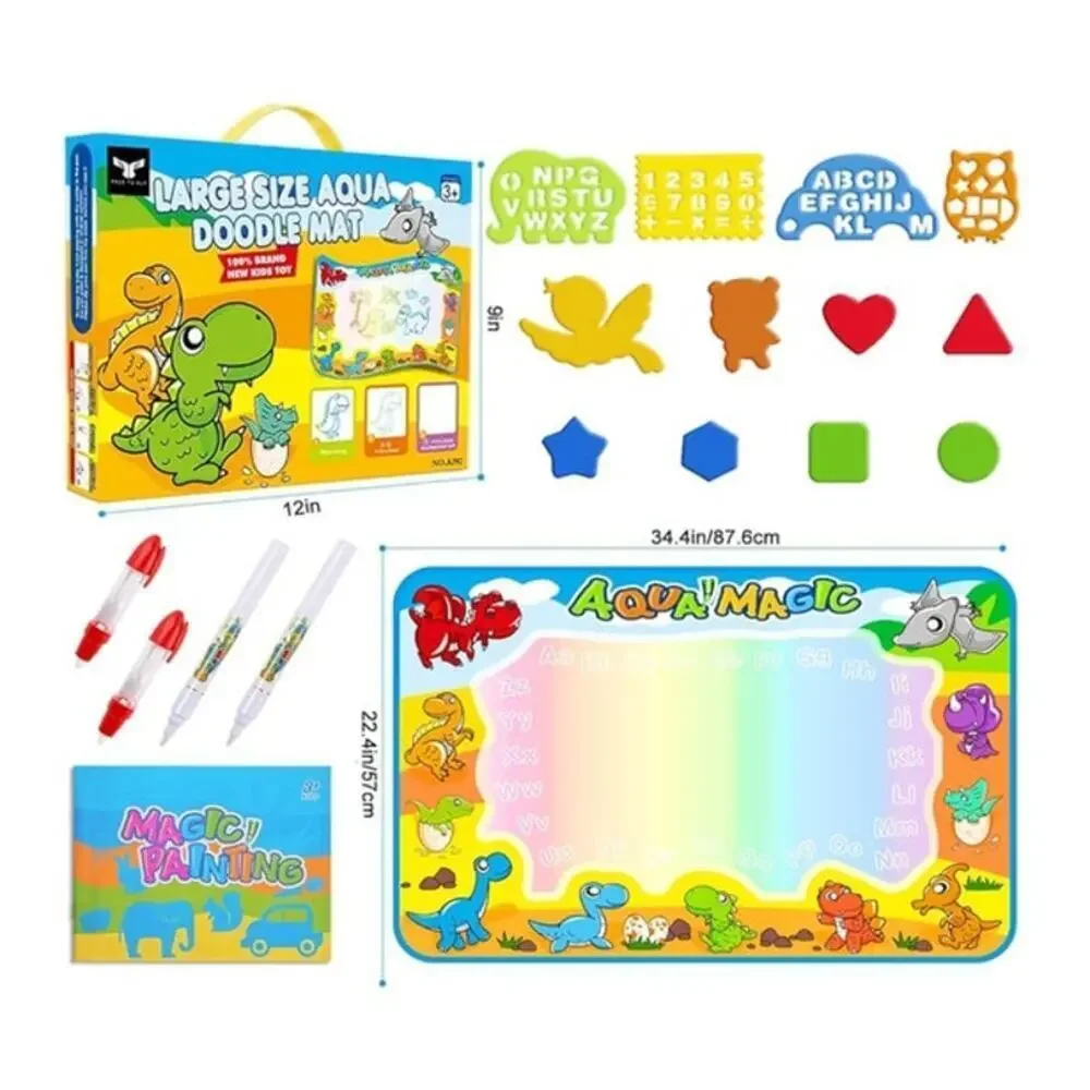 Magic Water Drawing Mat Coloring Doodle Montessori Toys Kids