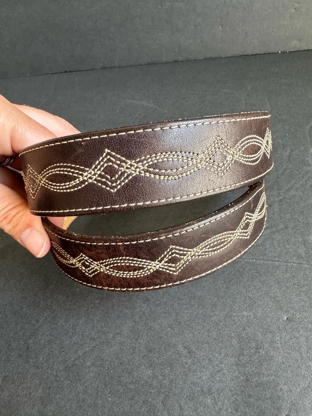 Vintage brown leather
