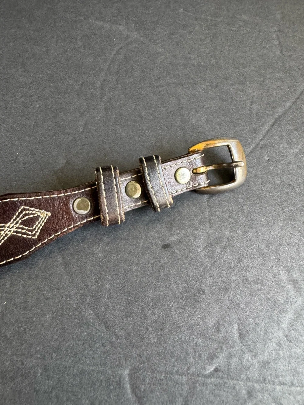 Vintage brown leather