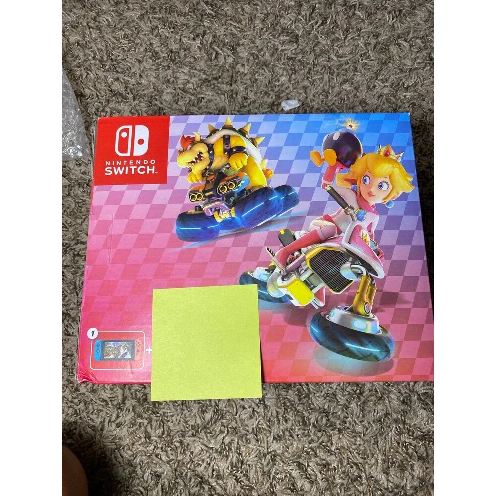 Nintendo Switch 1 neon Red Blue 32GB Handheld Console + Dock Complete In Box