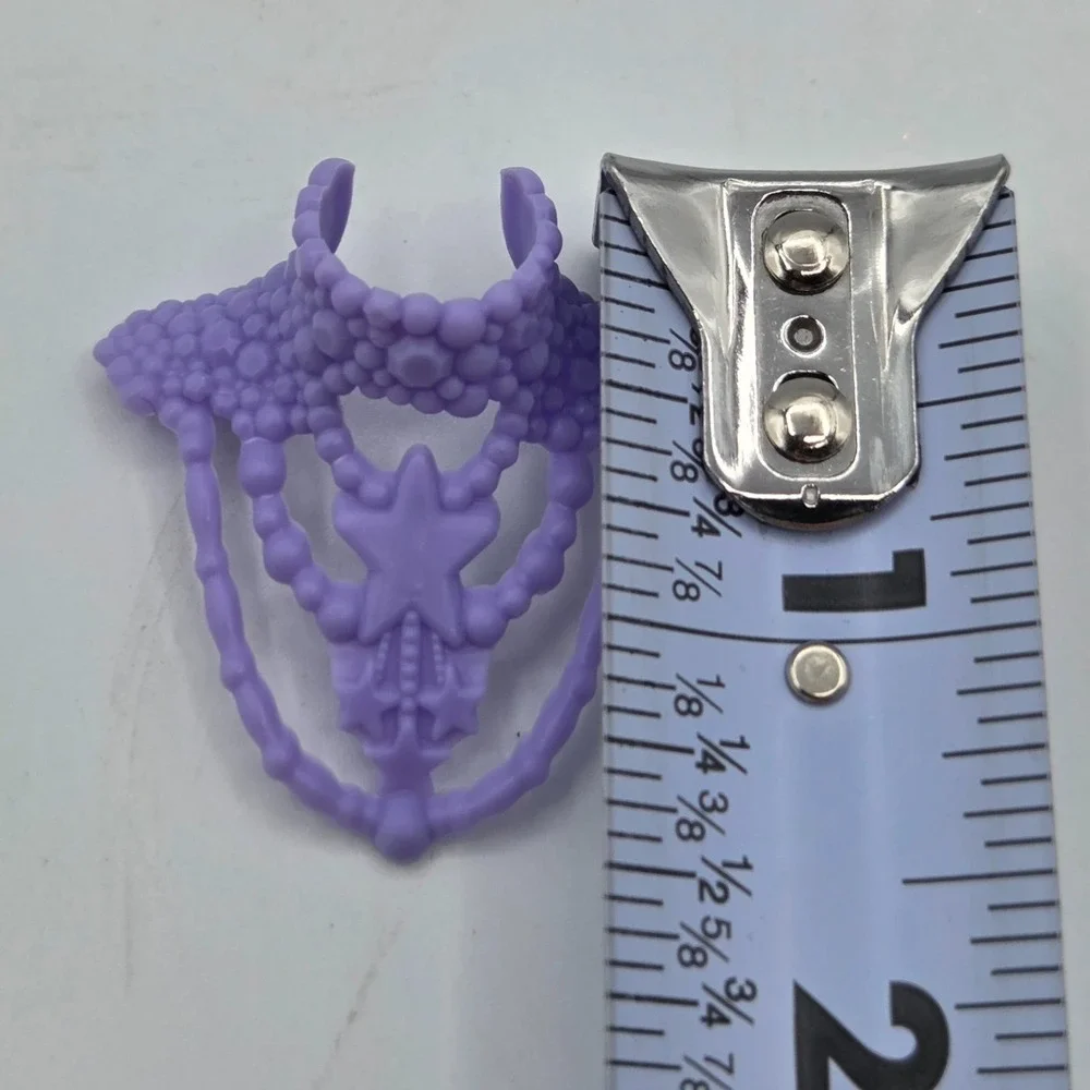Barbie Doll Fashion Accessory ~ Cute Purple Necklace‎ with Stars Jewelry