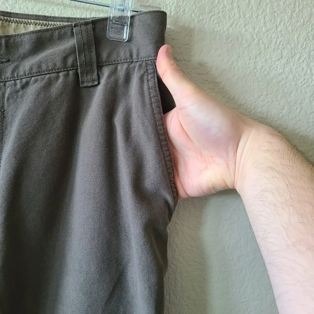 Columbia‎ Men's Cargo Pants 30 x 34 Gorpcore Hiking Brown Green Pockets Classic