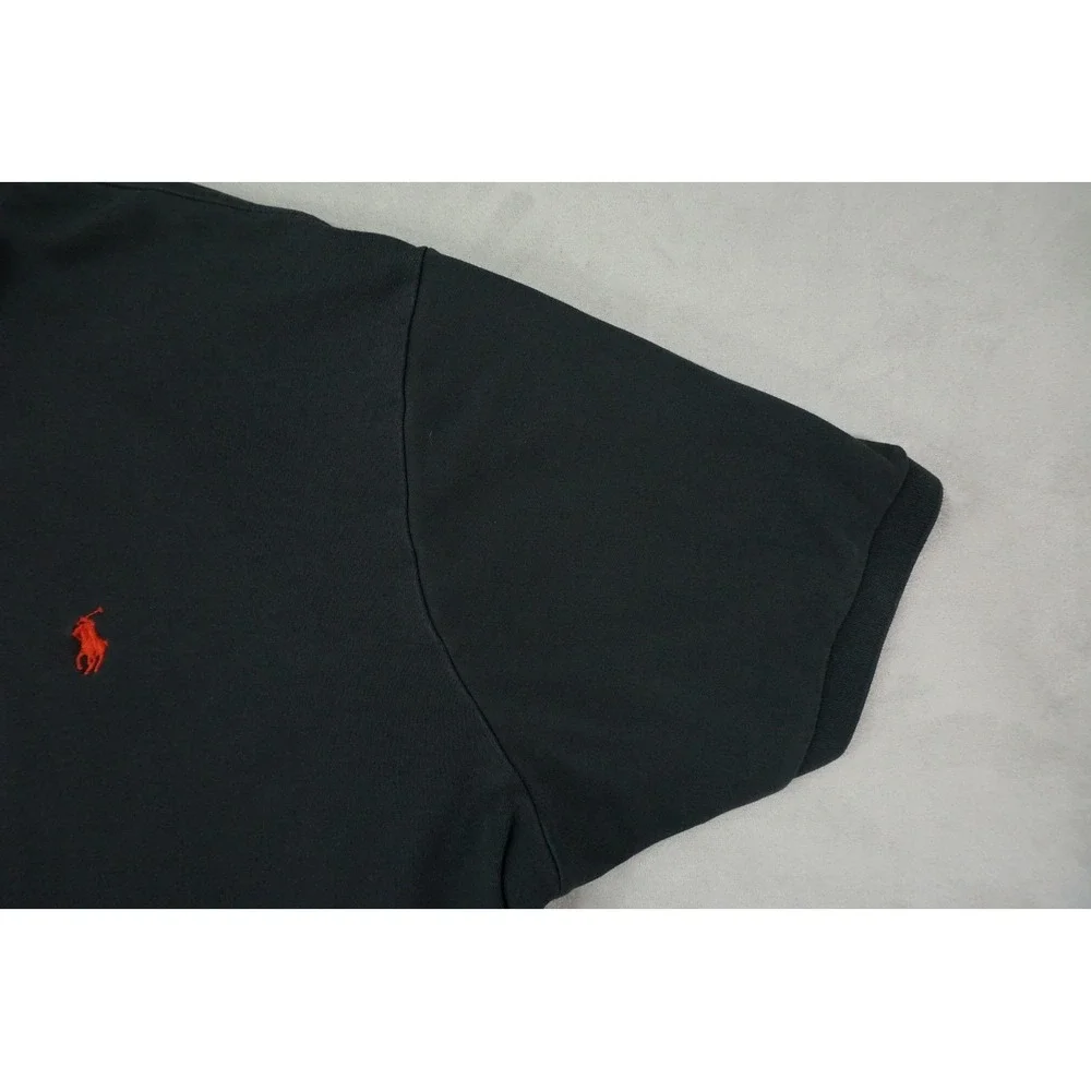 Polo Ralph Lauren Polo Shirt Mens XXL Black Classic Fit Red‎ Pony