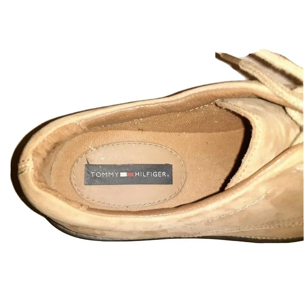 Tommy Hilfiger Men's Shoes Brown Leather Oxford‎ Size 9.5 Medium M15189S