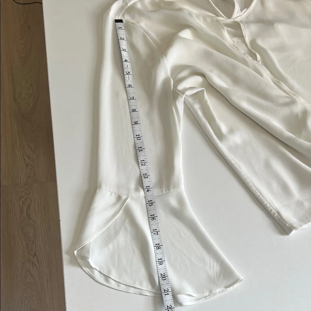 41 Hawthorn Soft Cream Wrap Blouse