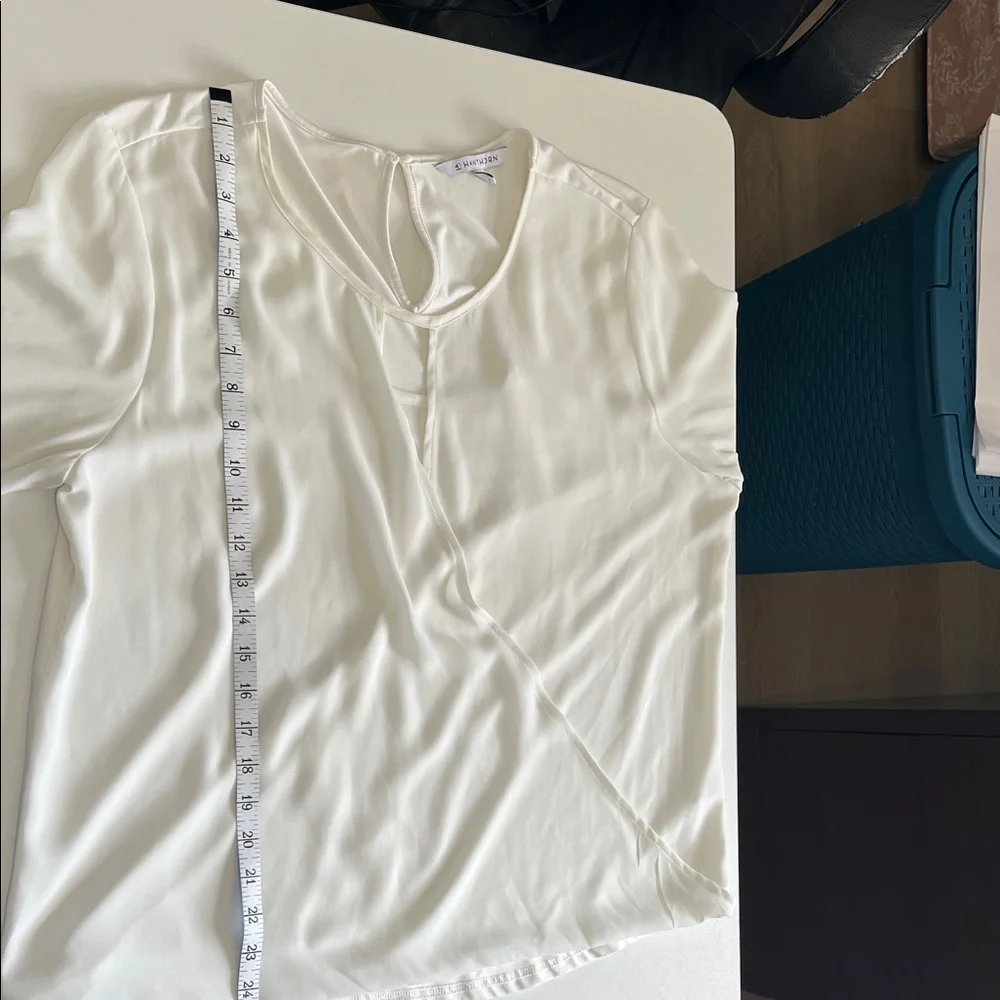 41 Hawthorn Soft Cream Wrap Blouse