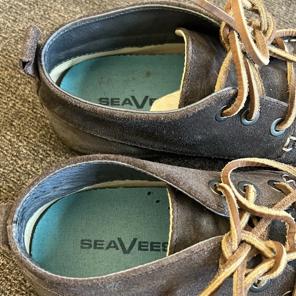 SEAVEES Men Suede Bayside‎ Moc Gray Color Size 8