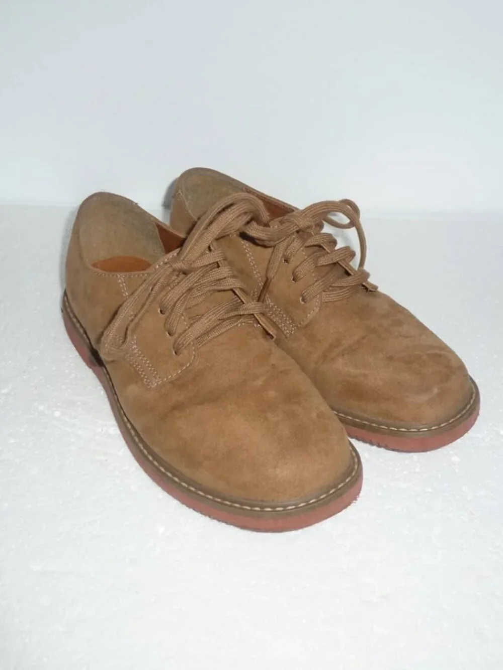 Sperry Top-Sider Brown Suede Dress Shoes - Boys Sz 3