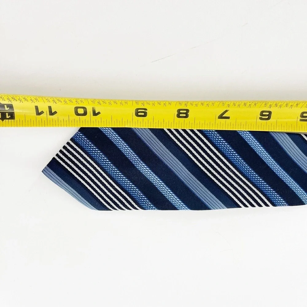 Boys 2 Piece Tie‎ Set Blue Striped Necktie Red Patterned Bow Formal Wear Clip