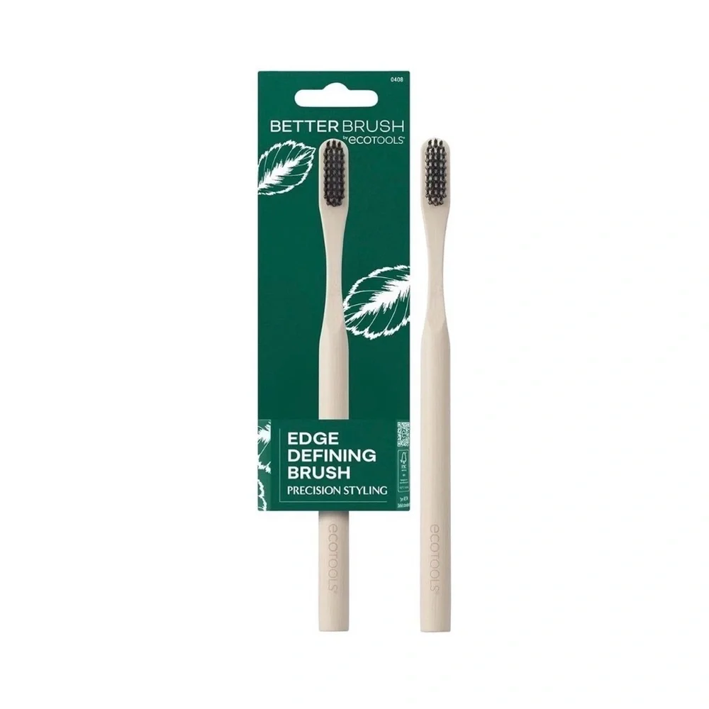 Ecotools Edge Defining Bamboo Brush for Precision Styling + Taming Edges