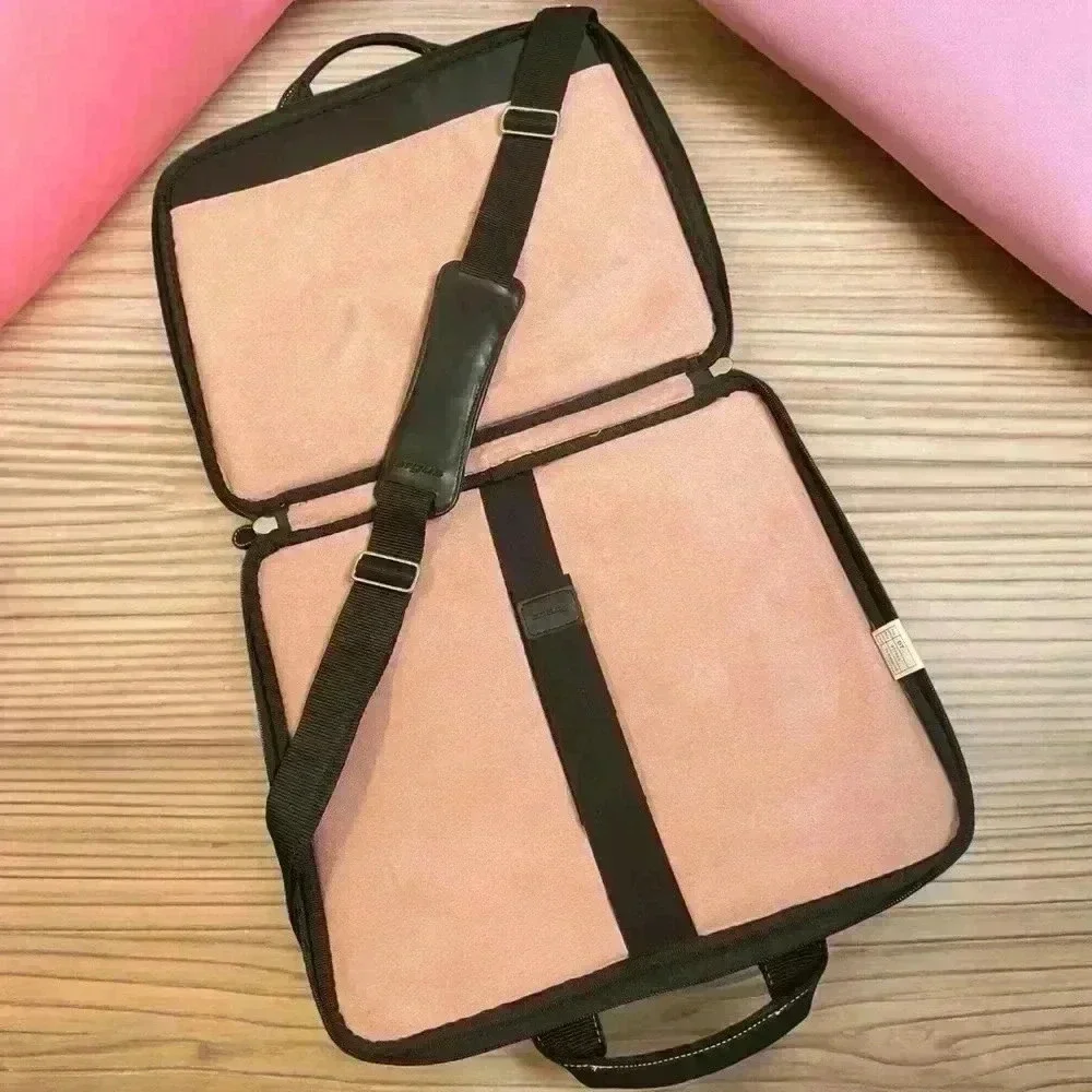 Targus Laptop Case Women’s Black Pink Breast Cancer Awareness Messenger Bag