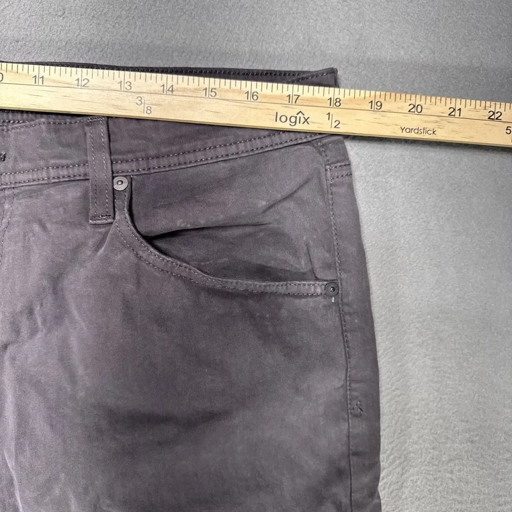 AG Adriano Goldschmied Everett Jeans Mens Sz 36x32 (36x27) Brown‎ Slim Straight