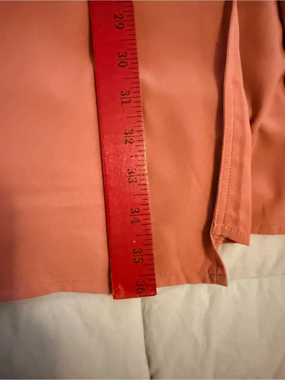 Abercrombie & Fitch Twist-Front Smocked Midi Dress Coral Thigh Slit- Size XS