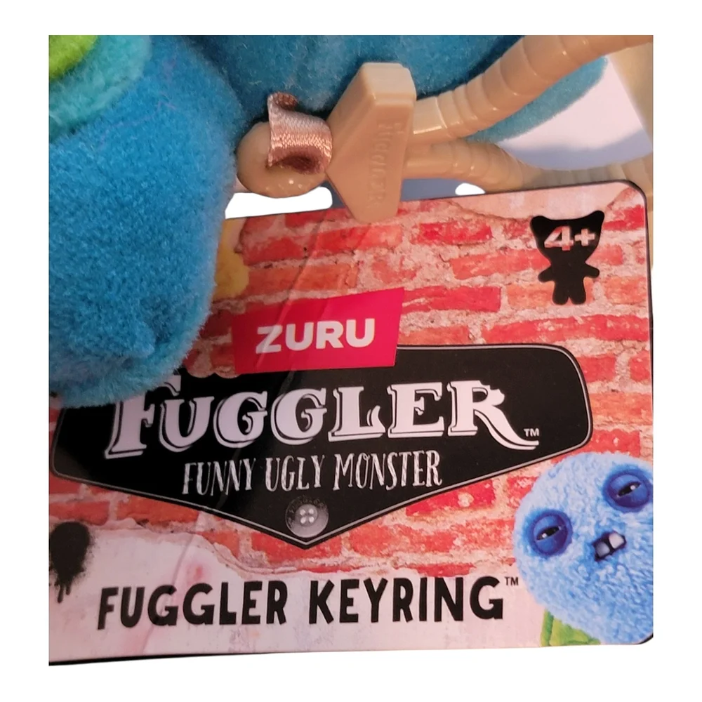 Fuggler Blue Backpack Clip!! Greedy Grinner NWT‎