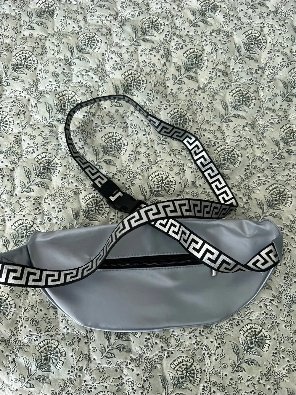 Versace iridescent silver