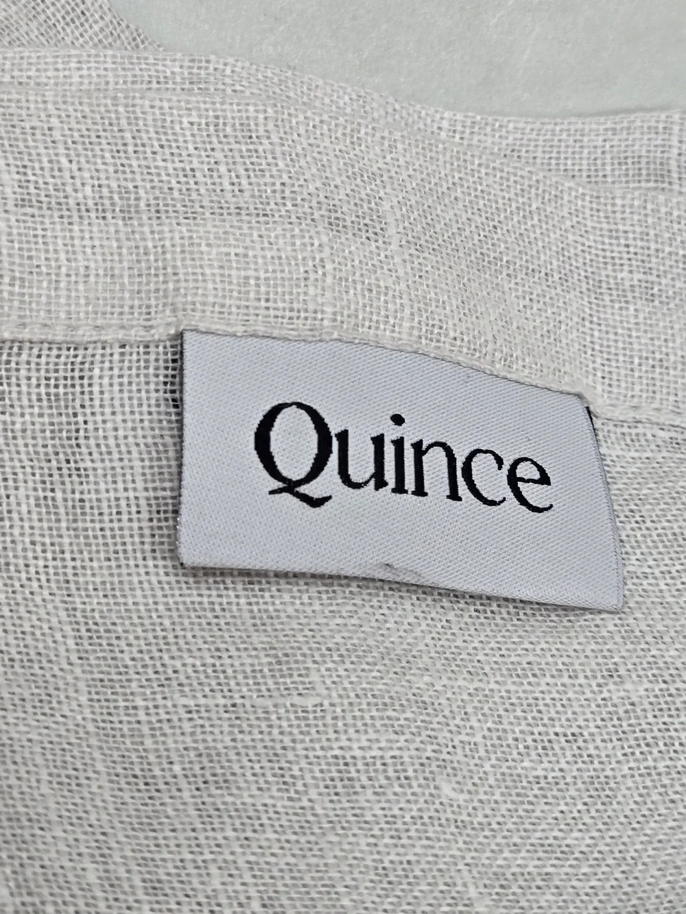 QUINCE Set Of 4 48x84 European Linen Sheer Curtains Cloud 9237