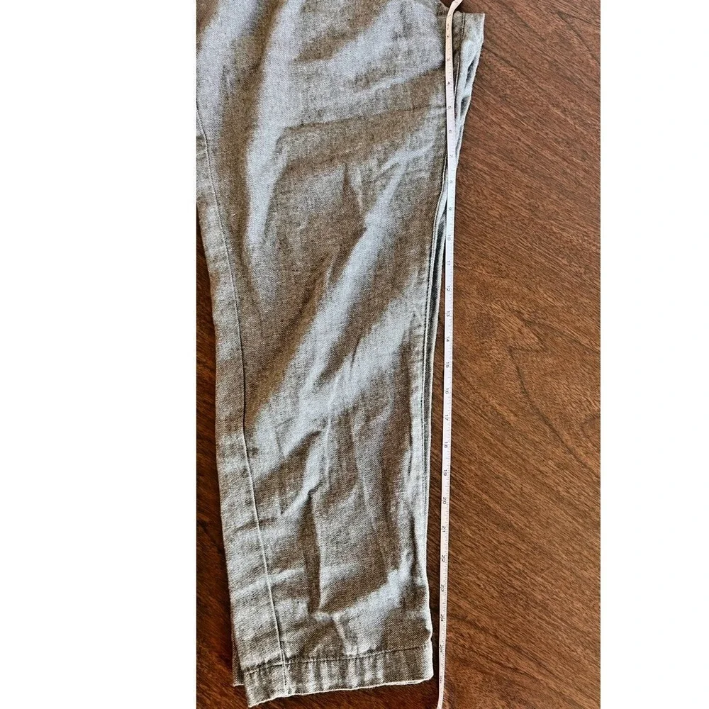 Banana Republic Athletic Linen Blend Pants Mens 32 Desert Thyme Green Resort